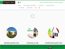 Tablet Screenshot of finquesmoia.com